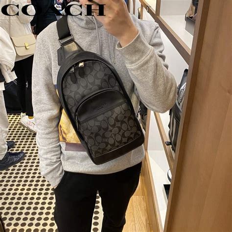 coach chest bag for men.